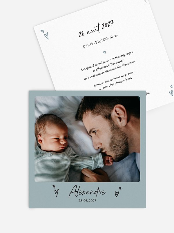 Faire-part naissance Frimousse