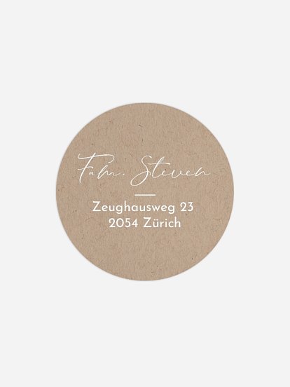 Absenderaufkleber Geburt Familienliebe