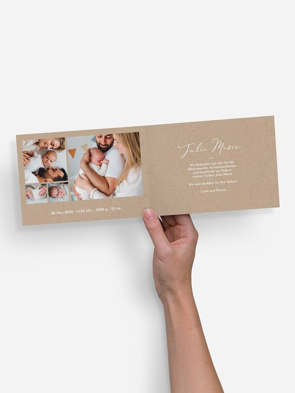 Geburtskarte Familienliebe