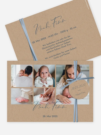 Geburtskarte Familienliebe