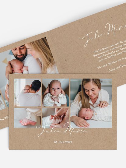 Geburtskarte Familienliebe