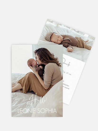 Geburtskarte Little Dream