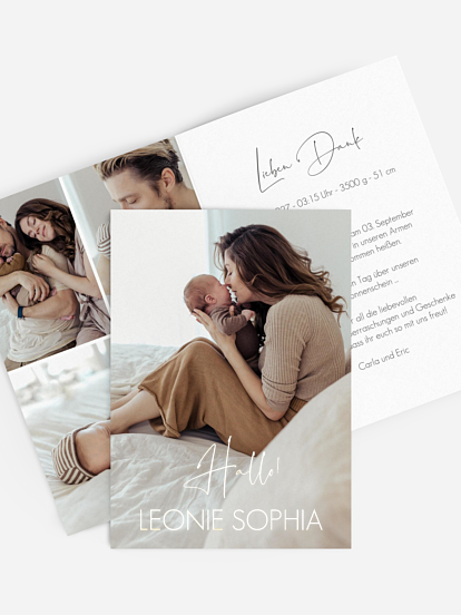 Geburtskarte Little Dream