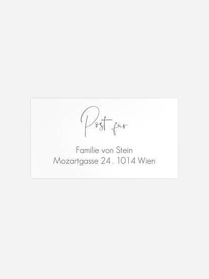 Empfängeraufkleber Geburt Little Dream