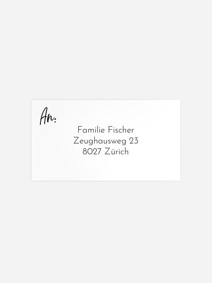 Empfängeraufkleber Geburt Unser Schatz