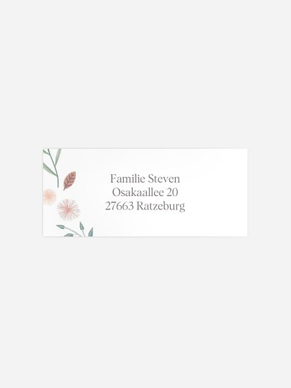 Absenderaufkleber Geburt Potpourri