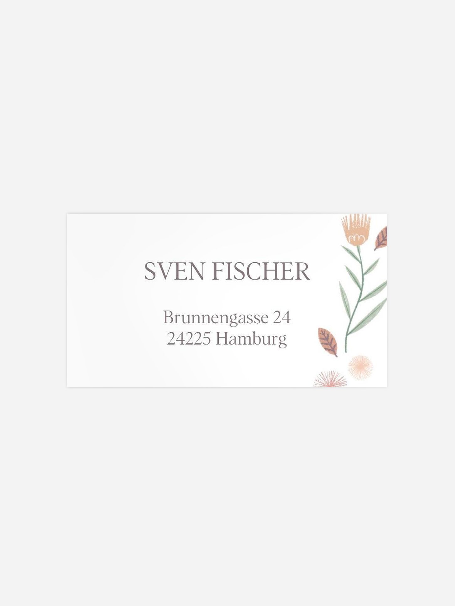 Empfängeraufkleber Geburt Potpourri