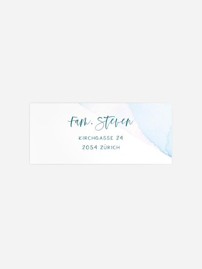 Absenderaufkleber Geburt Little Baby