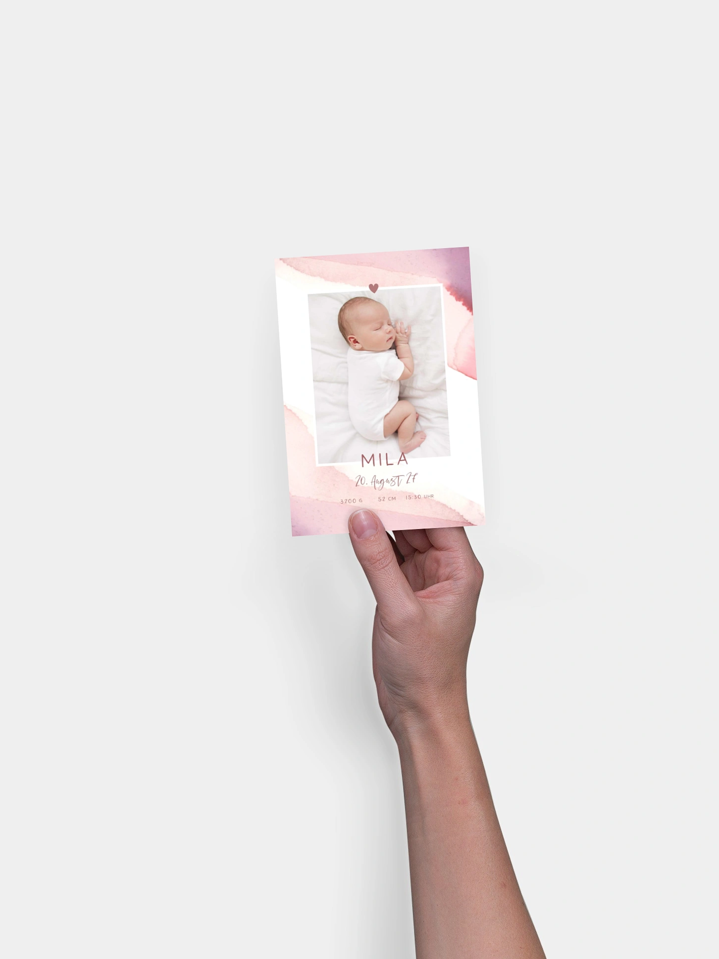 Geburtskarte Little Baby