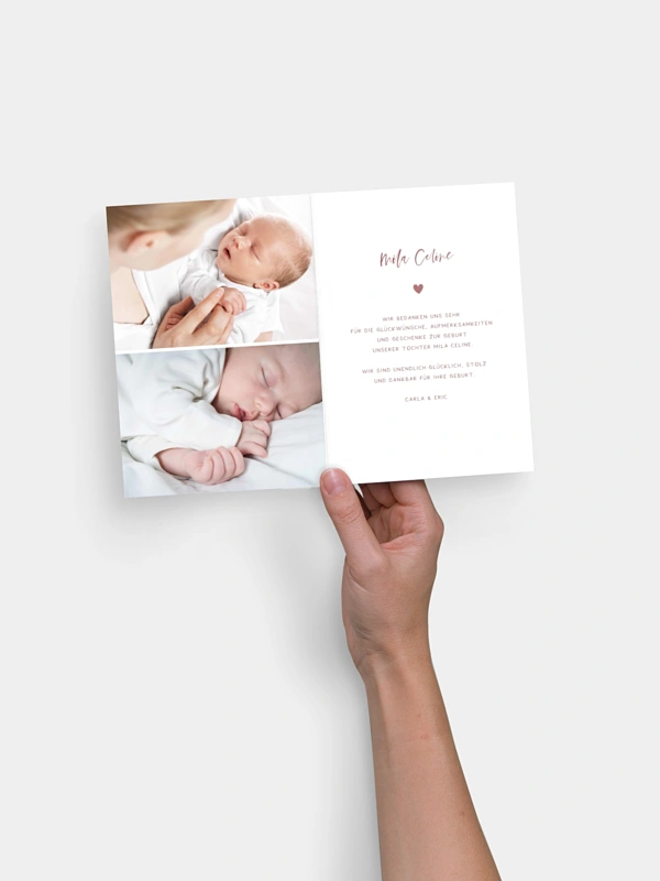 Geburtskarte Little Baby