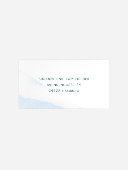 Empfängeraufkleber Geburt Little Baby