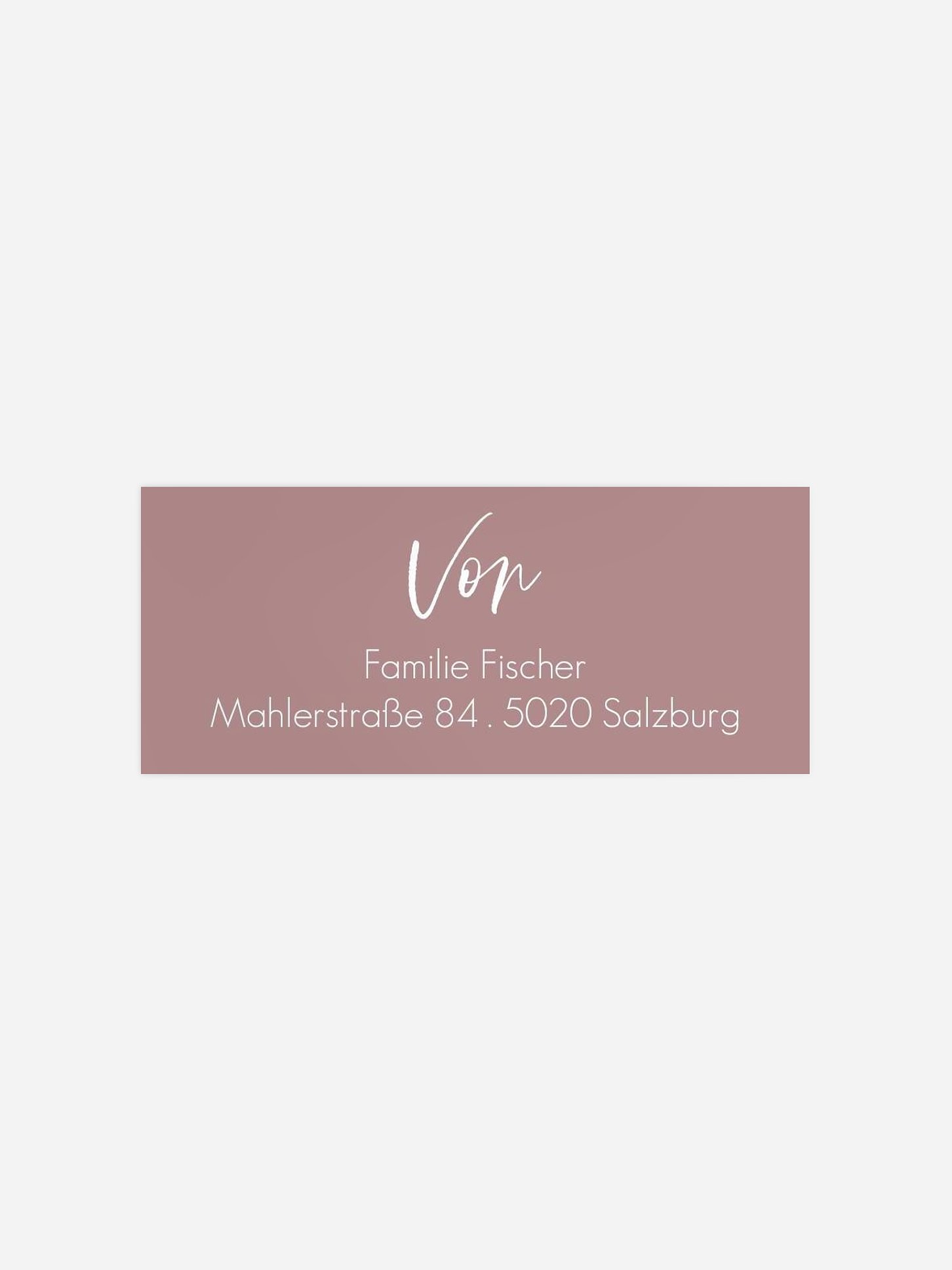 Absenderaufkleber Geburt Lovely Blessing