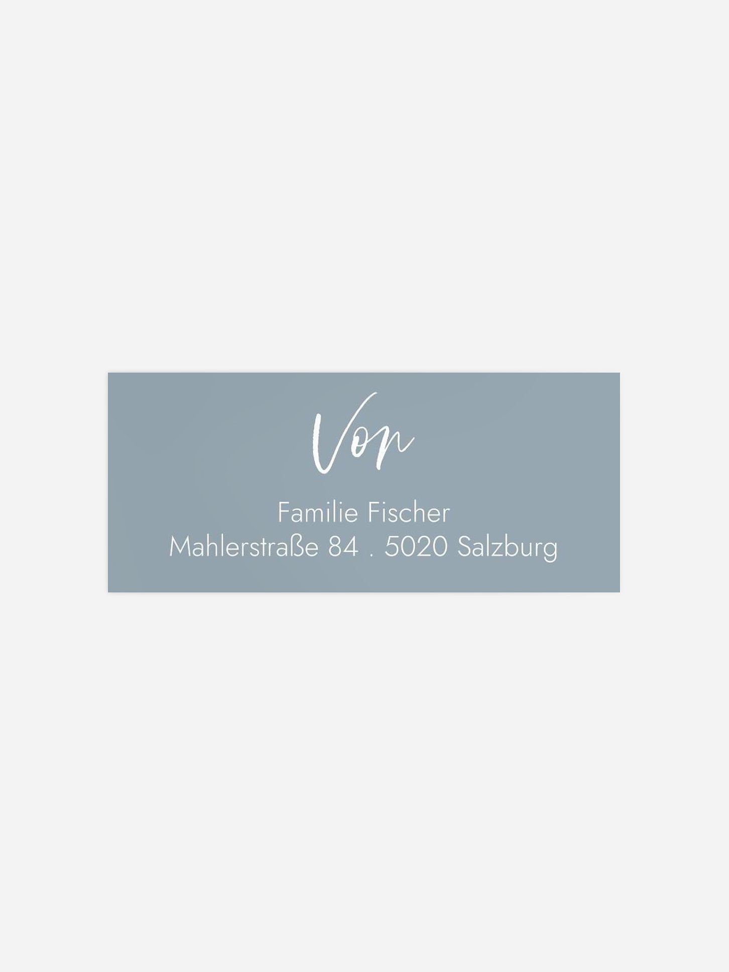 Absenderaufkleber Taufe Lovely Blessing