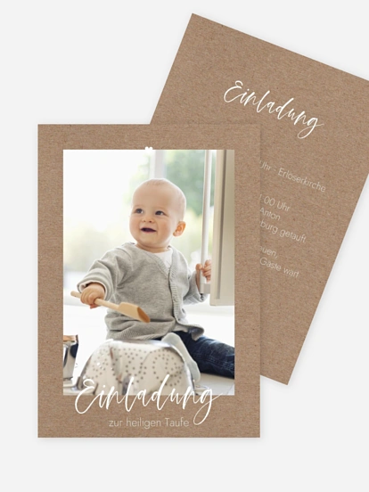 Taufeinladung Lovely Blessing