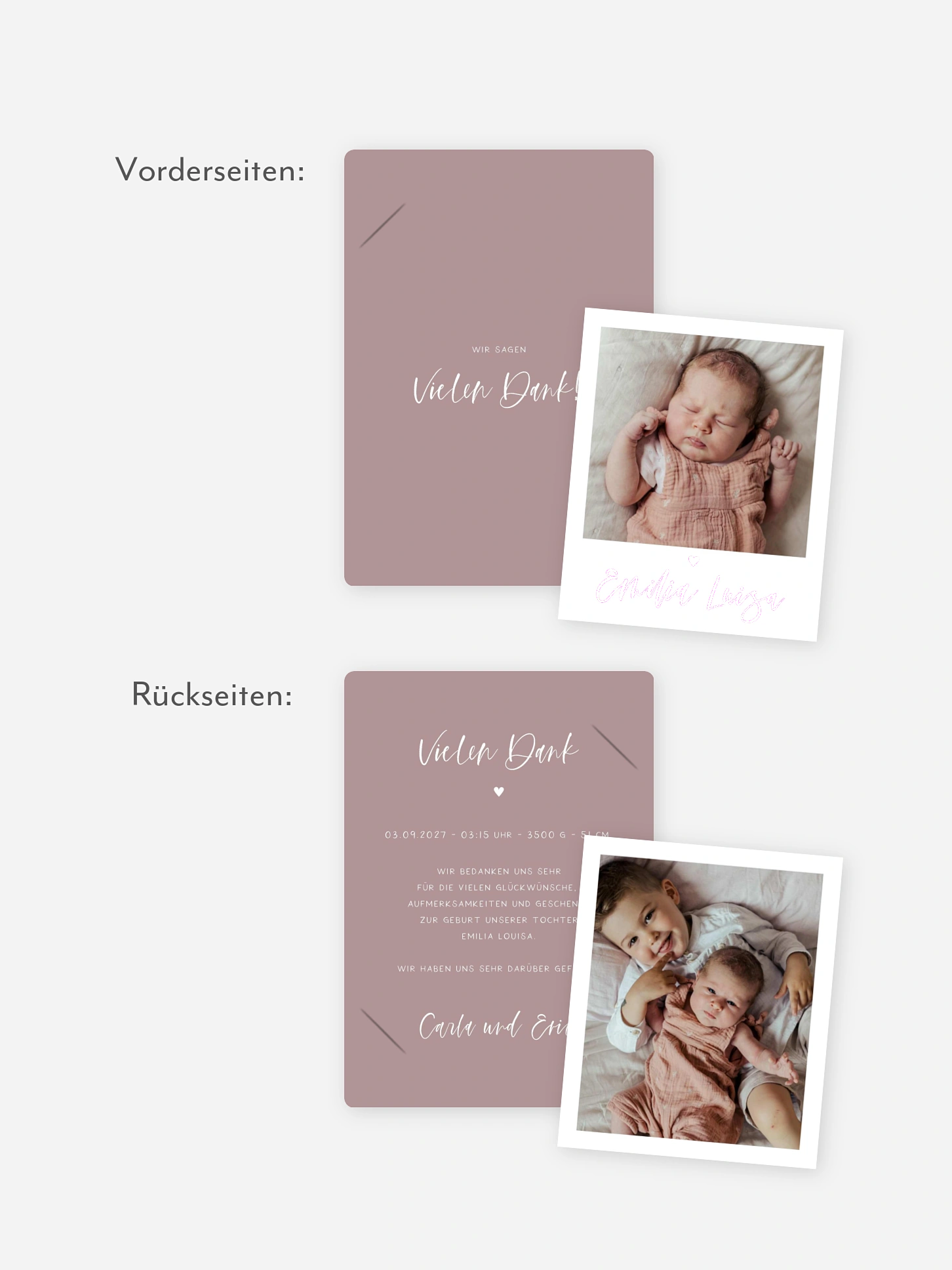 Geburtskarte Lovely Blessing