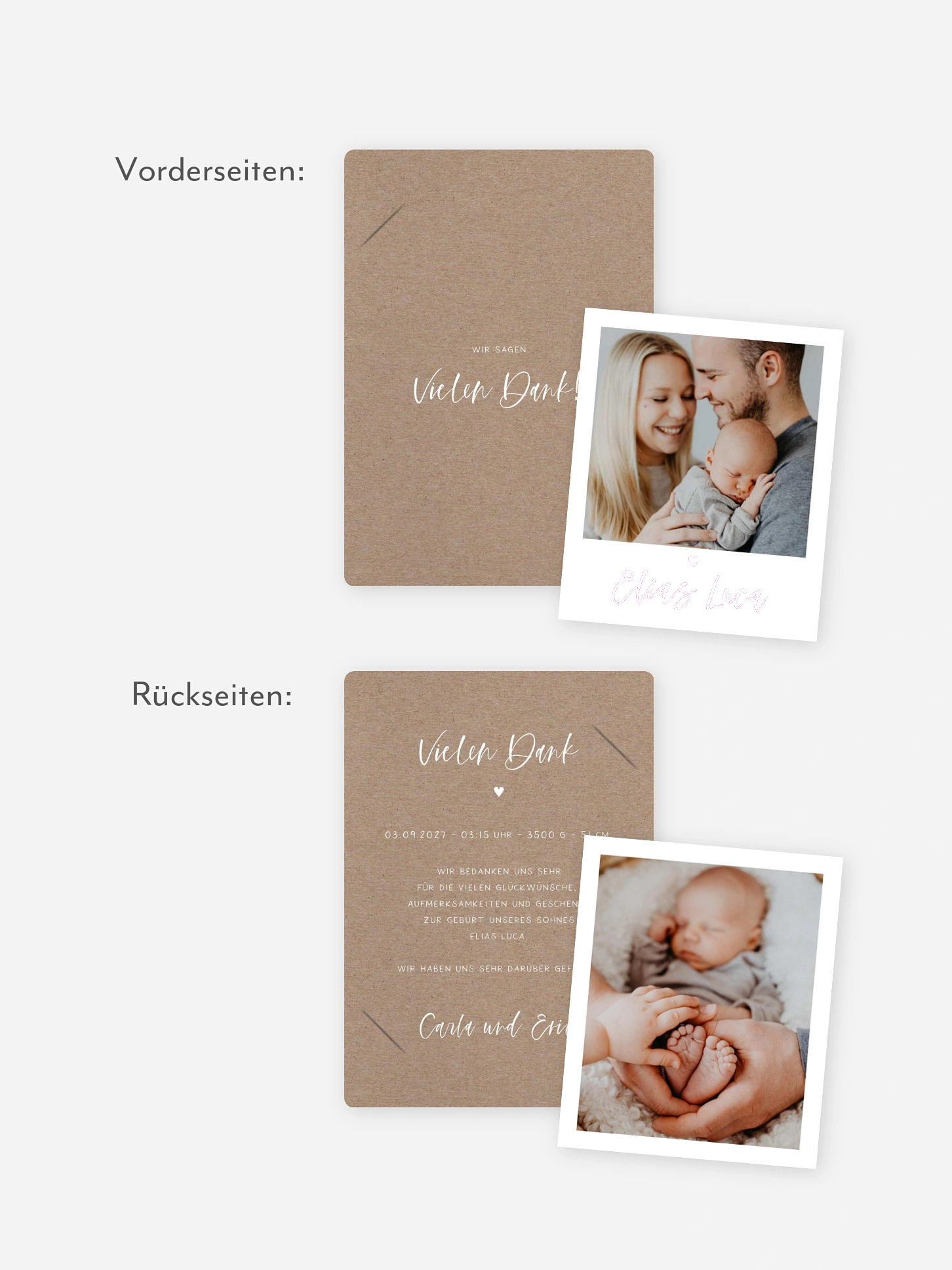 Geburtskarte Lovely Blessing