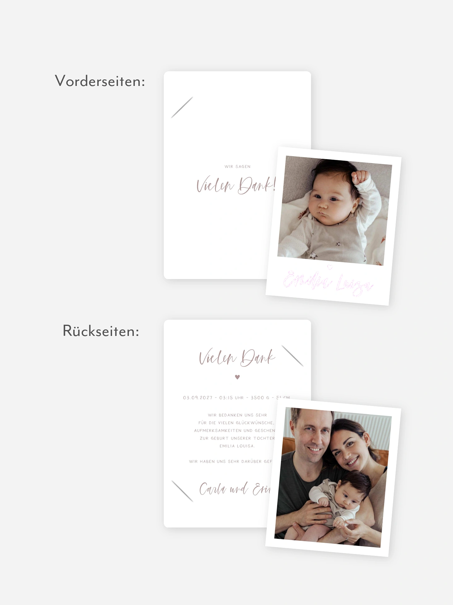 Geburtskarte Lovely Blessing
