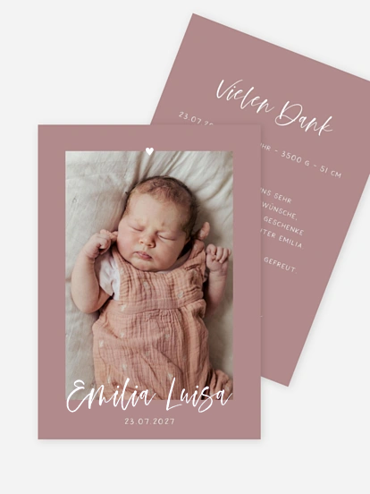 Geburtskarte Lovely Blessing