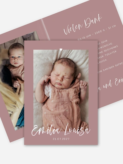 Geburtskarte Lovely Blessing