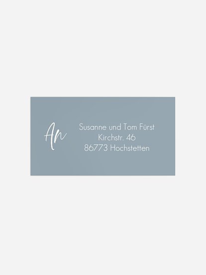 Empfängeraufkleber Geburtstag Lovely Blessing