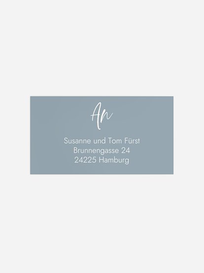 Empfängeraufkleber Taufe Lovely Blessing