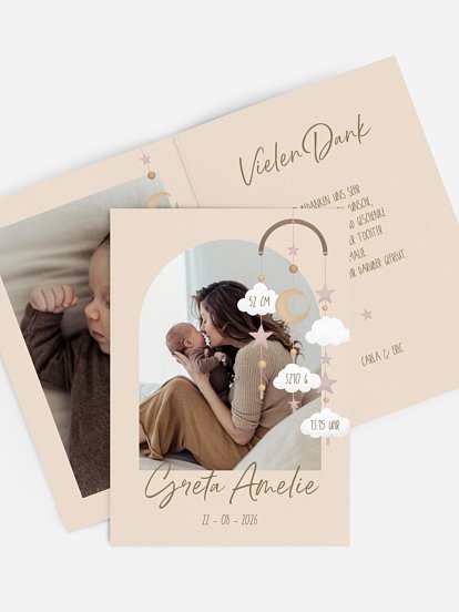 Geburtskarte Gute Nacht