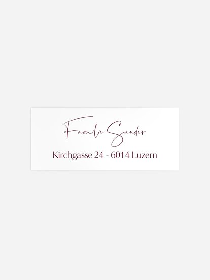 Absenderaufkleber Geburt Light Rainbow