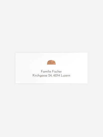 Absenderaufkleber Geburt Mondzauber