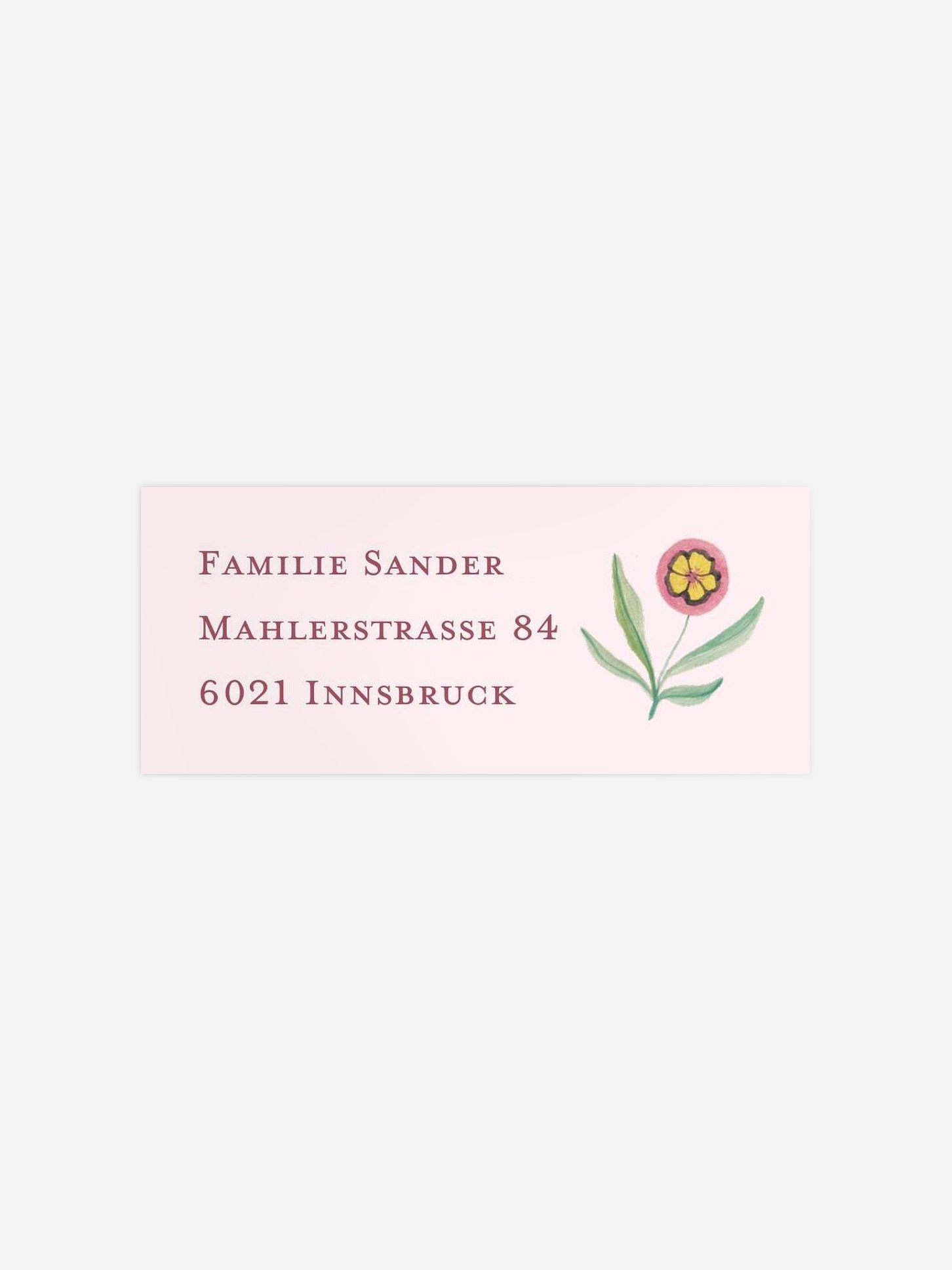 Absenderaufkleber Geburt Krabbelgruppe