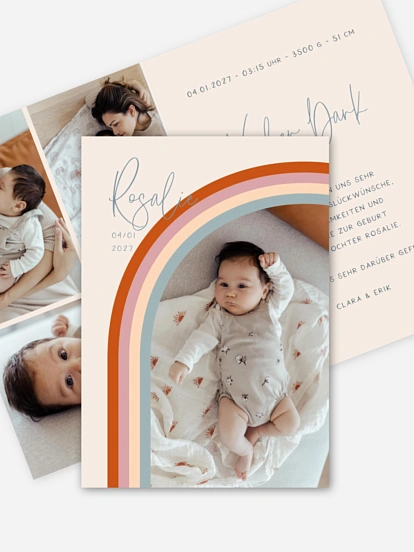 Geburtskarte Bright Side