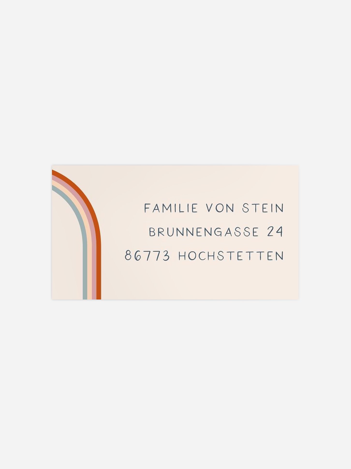 Empfängeraufkleber Geburt Bright Side