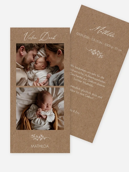 Geburtskarte Tiny Love