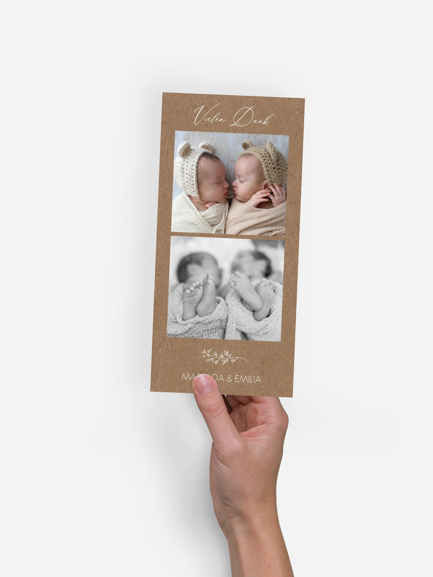 Zwillingskarte Tiny Love