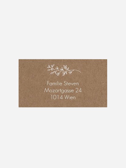 Empfängeraufkleber Geburt Tiny Love