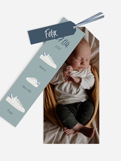 Geburtskarte Mini-Wir