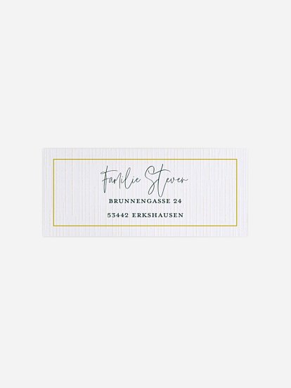 Absenderaufkleber Geburt Kleiner Sonnenschein