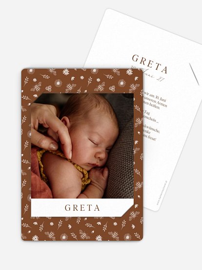 Geburtskarte Beefarm