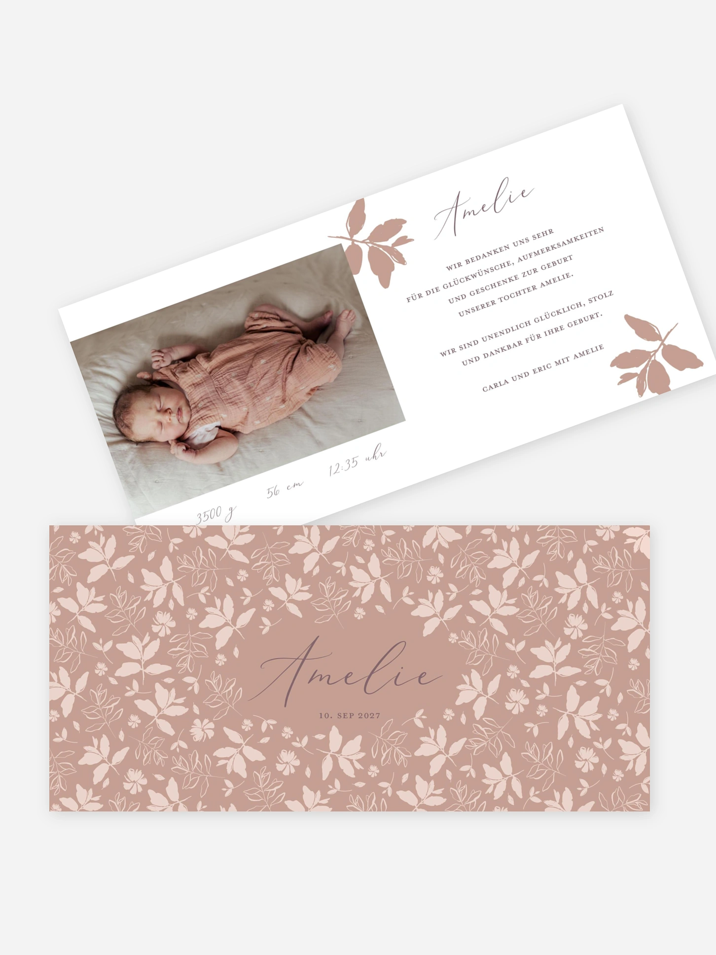 Geburtskarte Sweet Spring