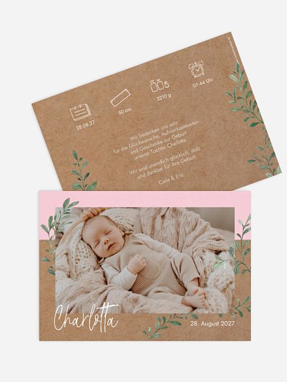 Geburtskarte Moments with You