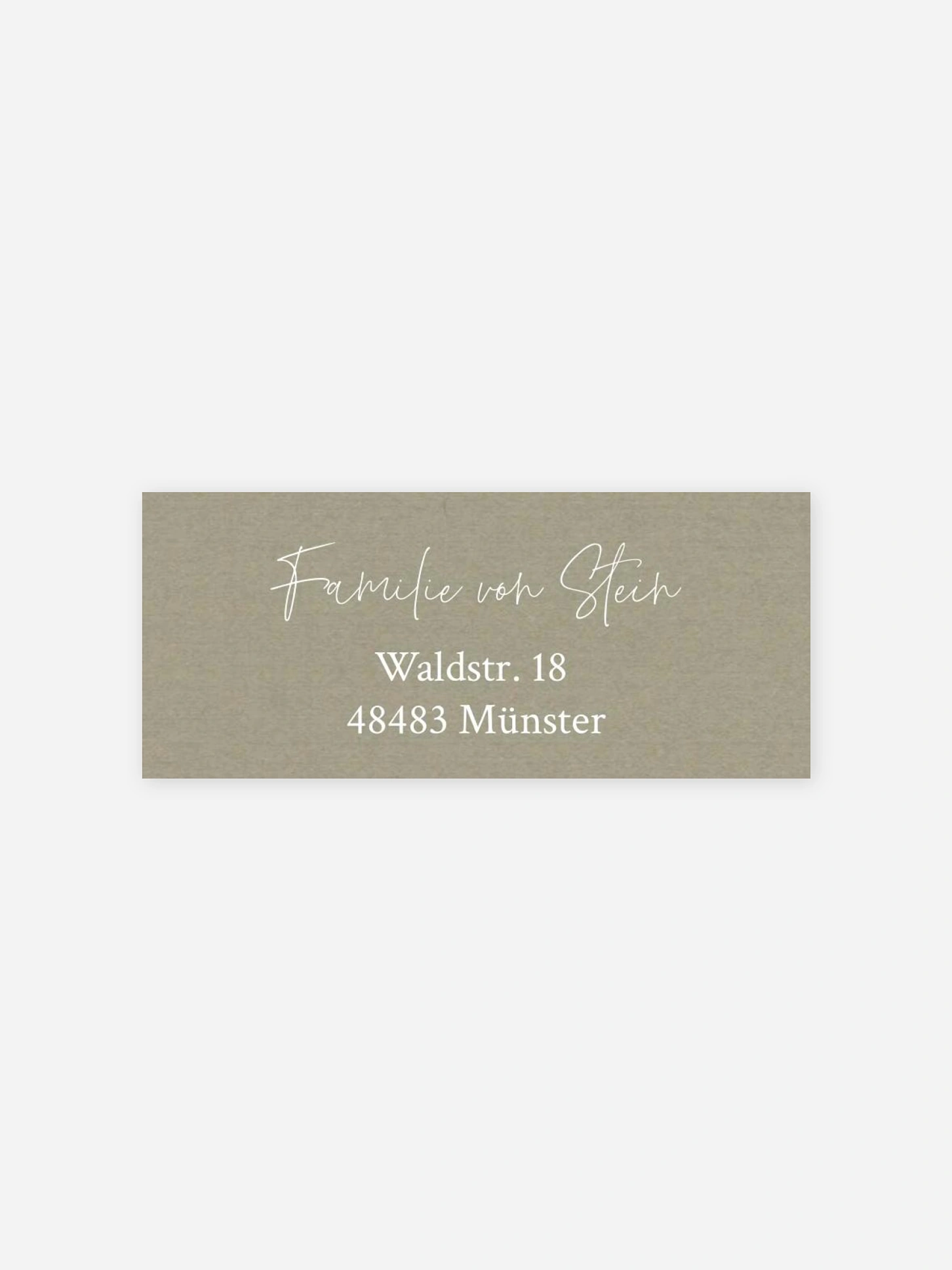 Absenderaufkleber Taufe Golden Child