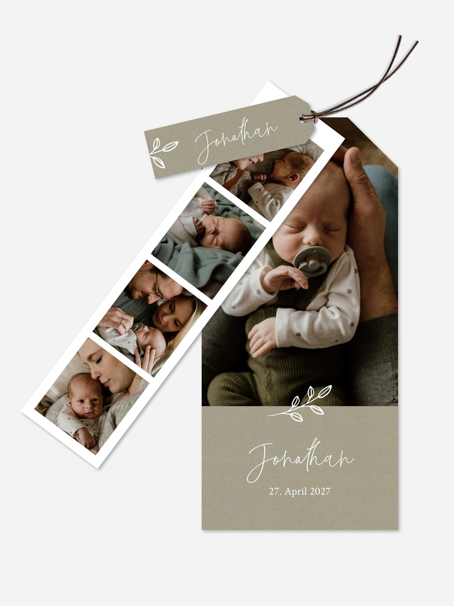 Geburtskarte Golden Child