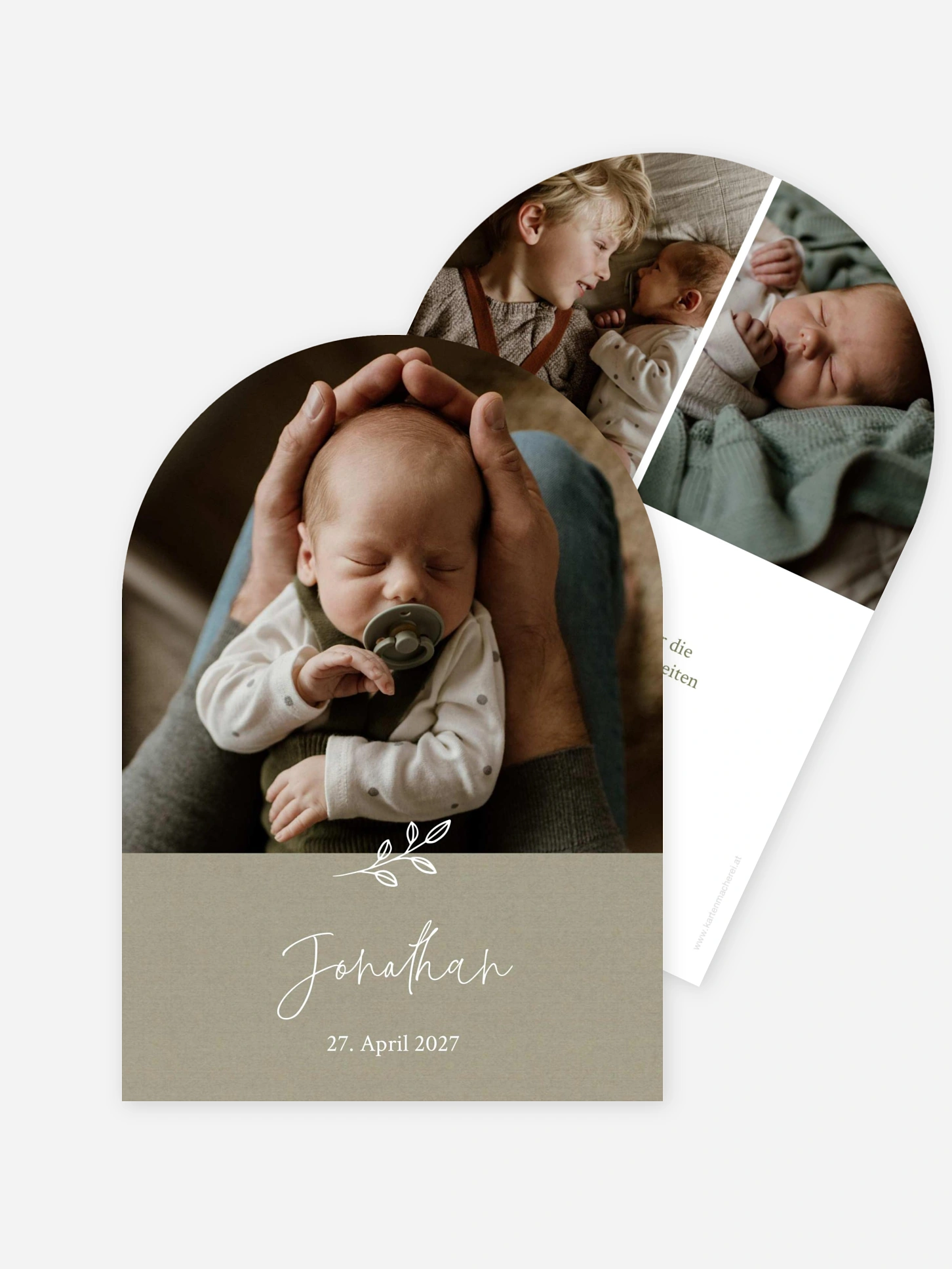 Geburtskarte Golden Child
