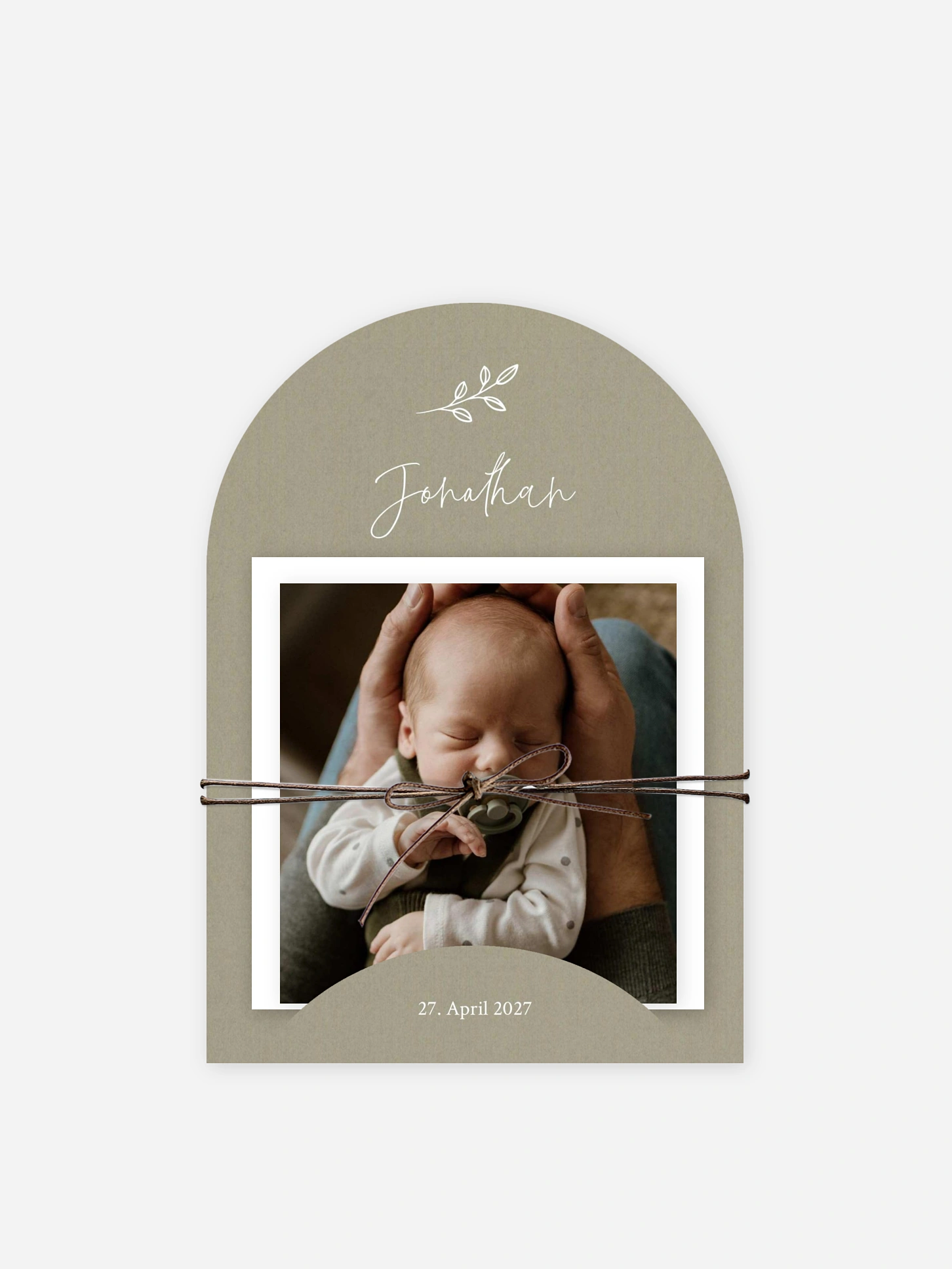 Geburtskarte Golden Child