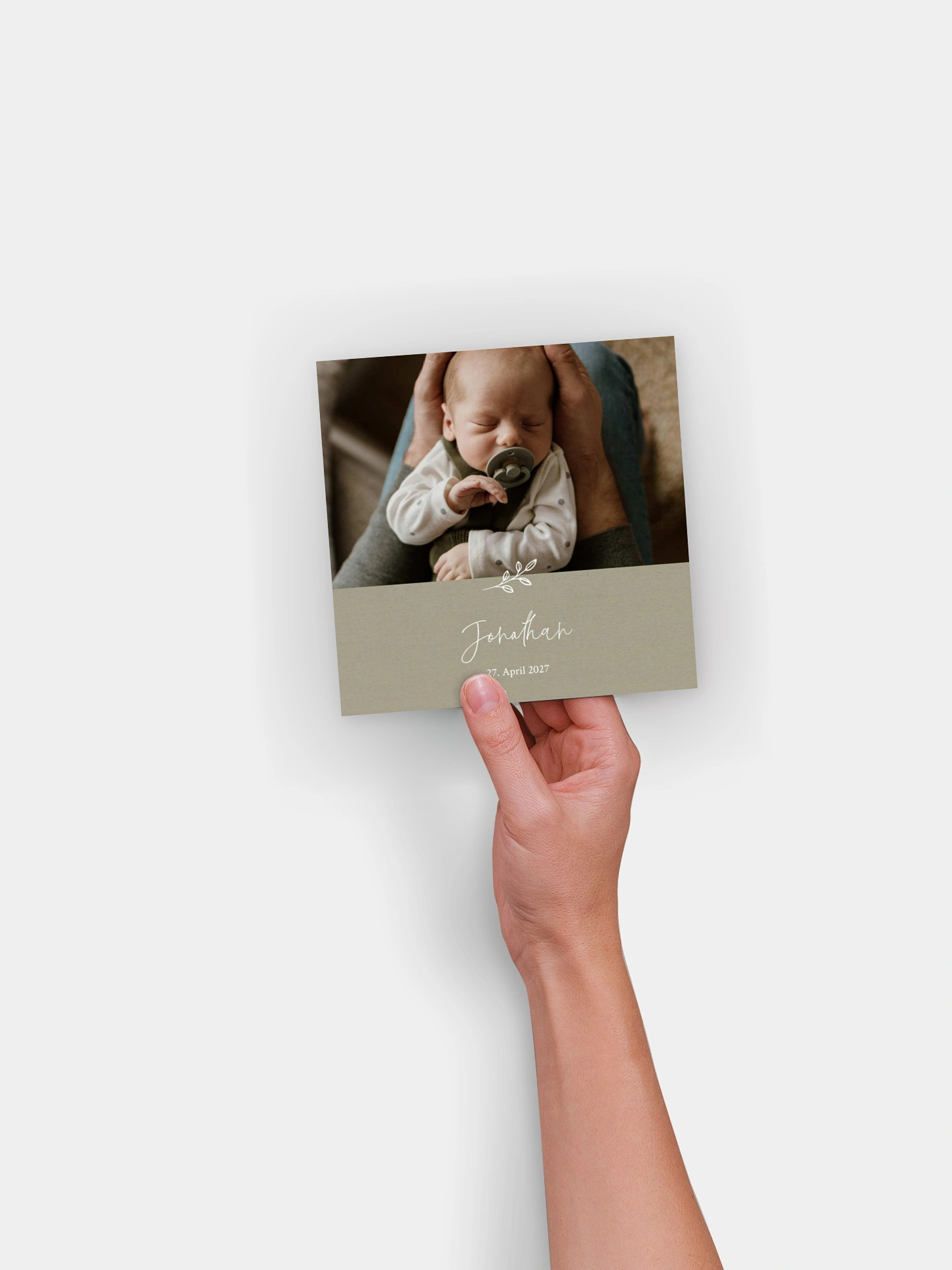 Geburtskarte Golden Child