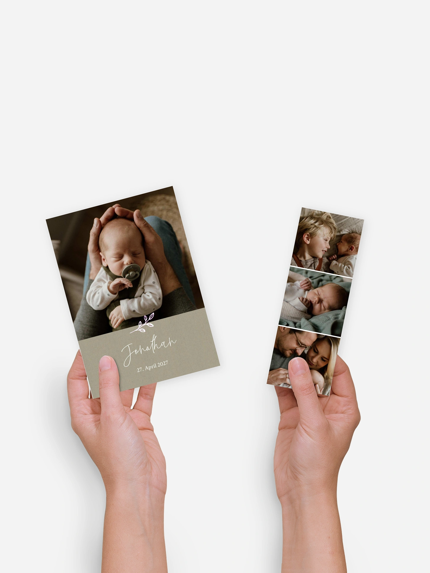 Geburtskarte Golden Child