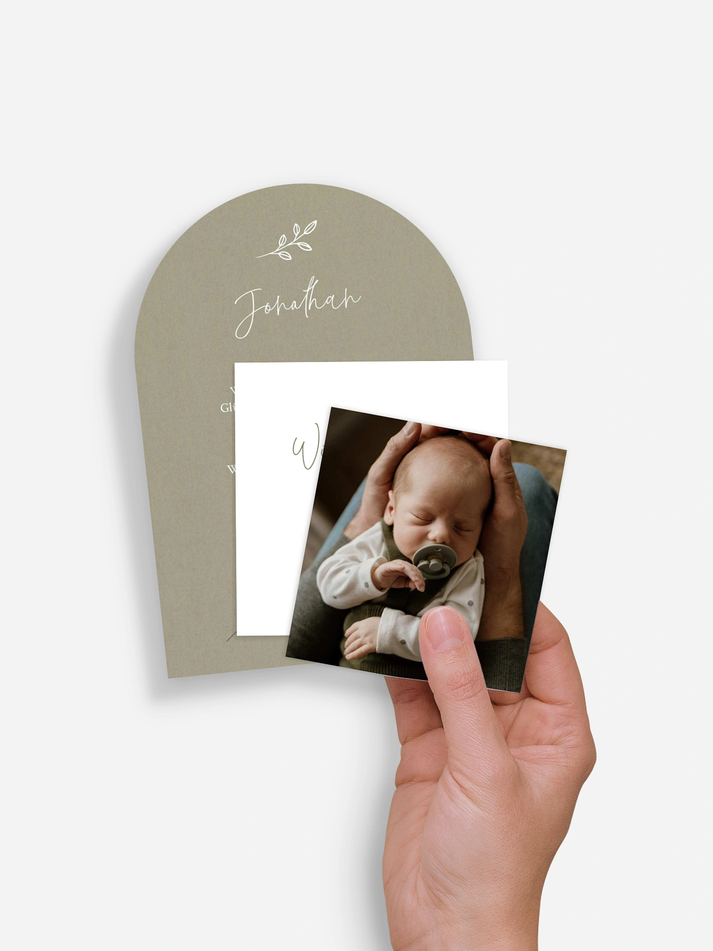 Geburtskarte Golden Child