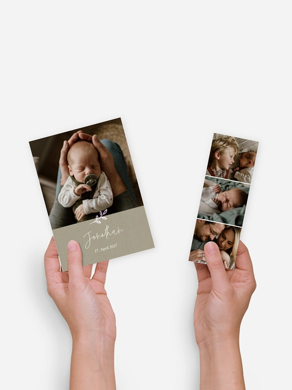 Geburtskarte Golden Child