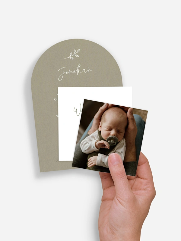 Geburtskarte Golden Child