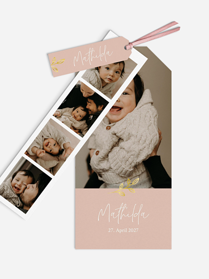 Geburtskarte Golden Child