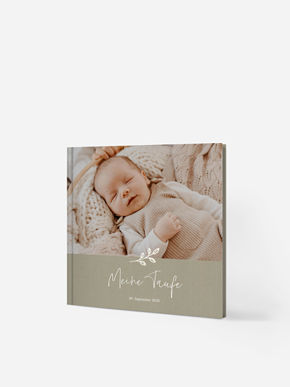 Gästebuch zur Taufe Golden Child